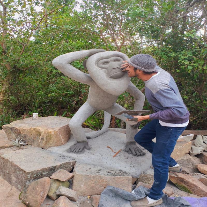 Lagoa do Peri ganha monumento e celebra fim da extinção do bugio-ruivo