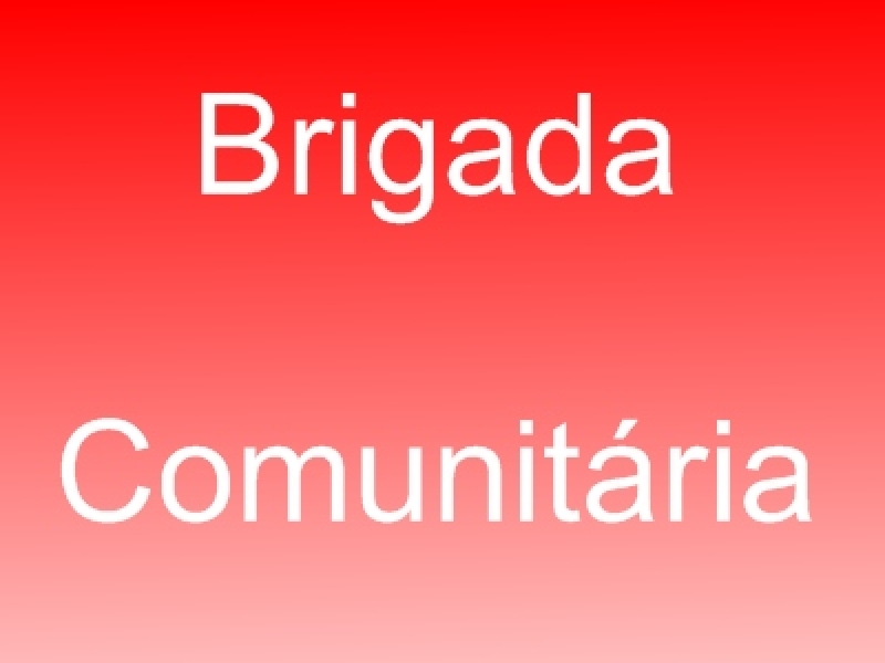 Abertas as inscrições para a Brigada Comunitária.
