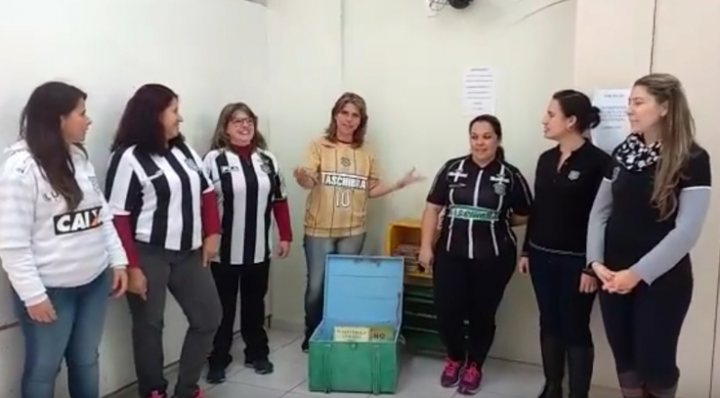 Professoras-torcedoras do Figueira gravam vídeo de amor ao clube 