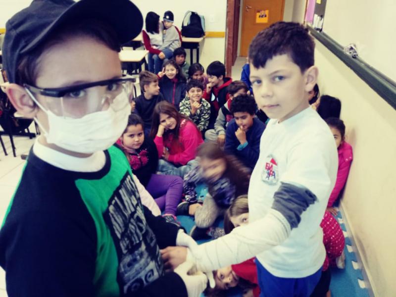 Comunidade escolar participa de curso sobre prevenção de acidentes