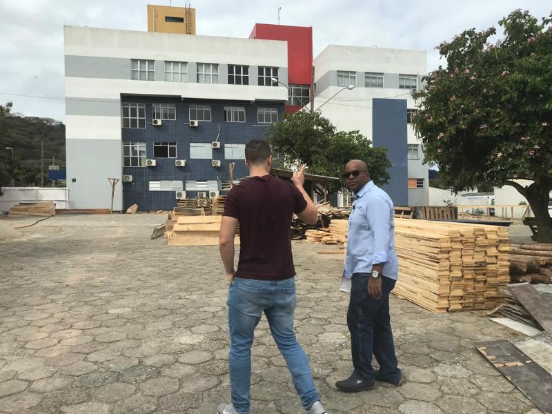 Controle Interno visita obra de reforma e ampliação da UPA Sul