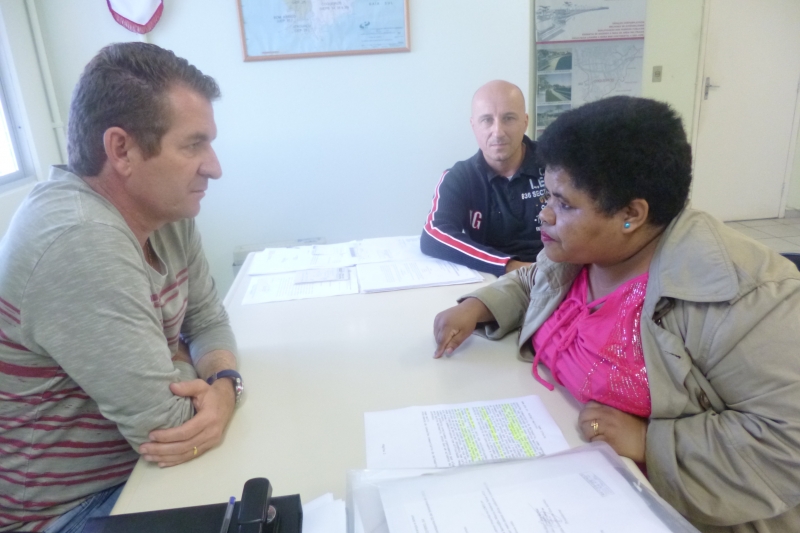 Líder da Vila Aparecida visita a secretaria
