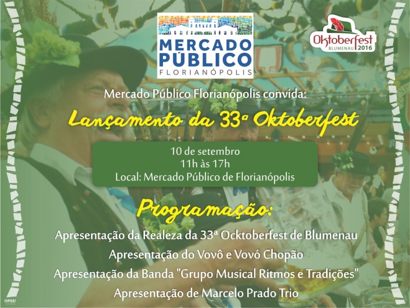 Mercado Público recebe as festas de outubro