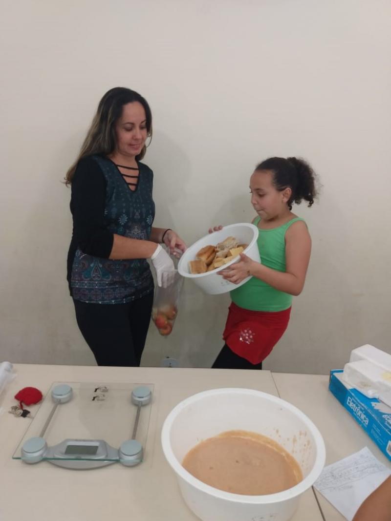 Consumo consciente do lanche escolar é tema de trabalho em escola