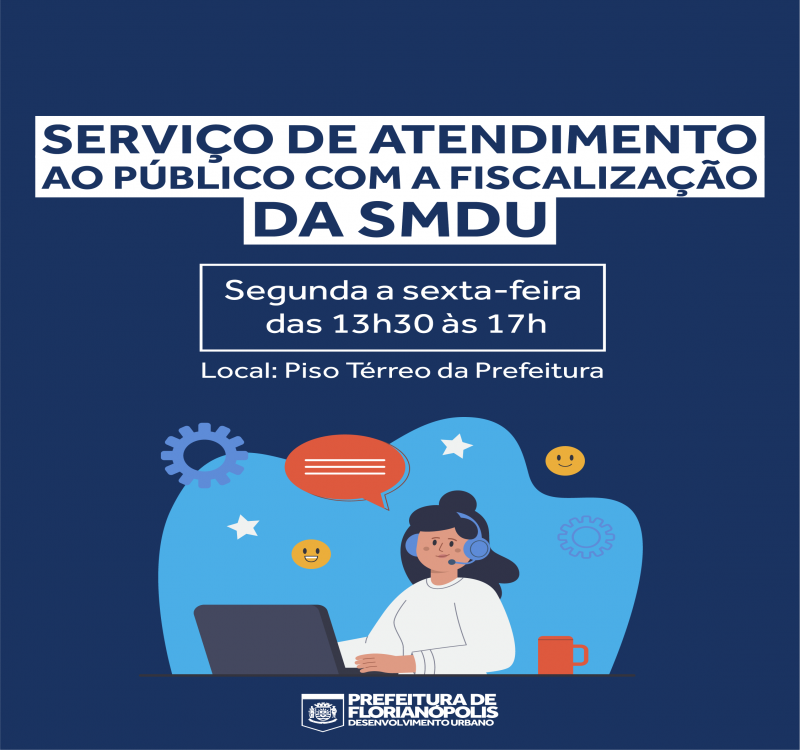 Fiscalização da Secretaria Municipal de Desenvolvimento Urbano inicia atendimento ao público nesta segunda-feira (5)