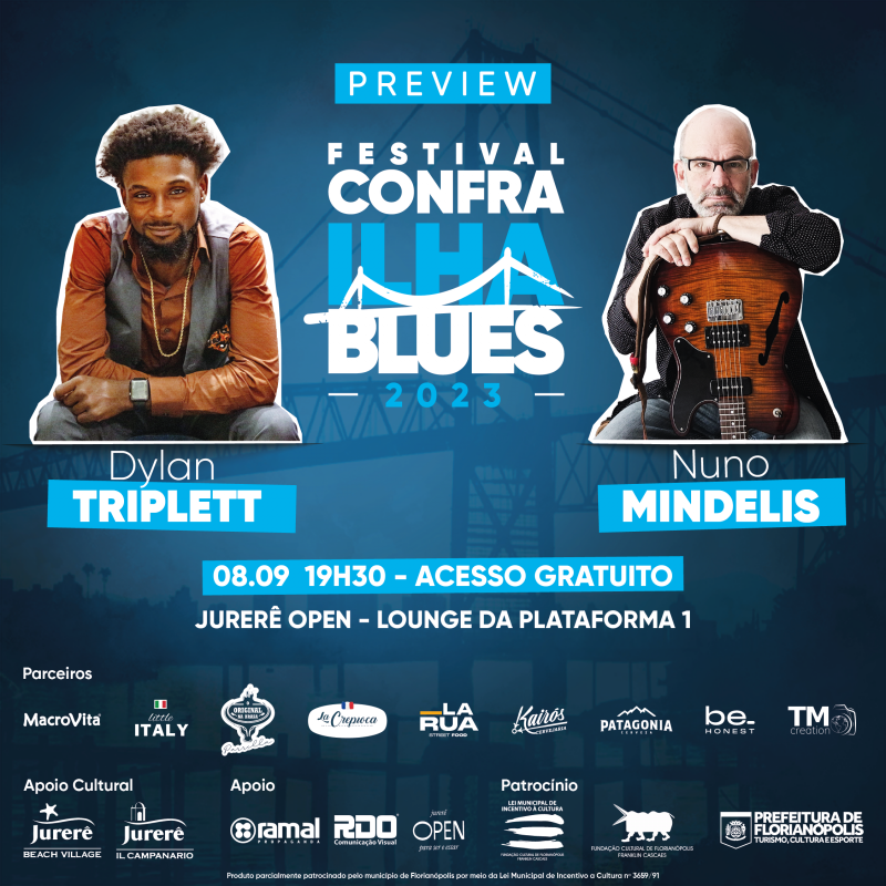 Prévia do Festival Confrailha Blues acontece nesta sexta