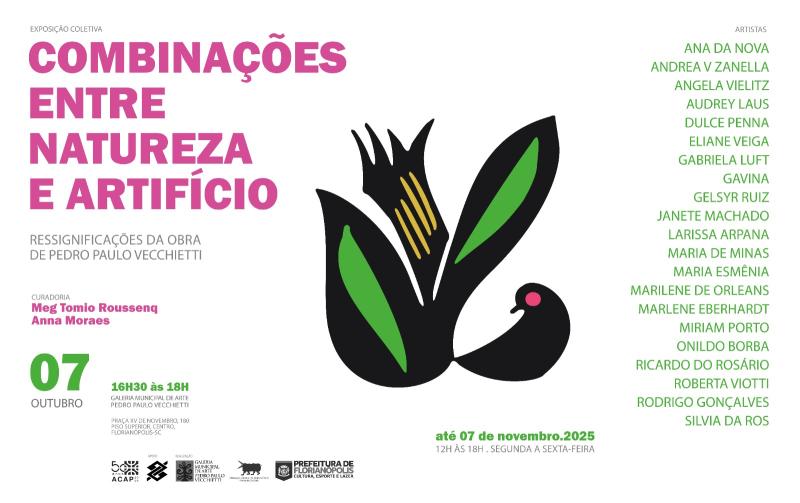 Exposição Nova | Combinações entre Natureza e Artifício – Ressignificações da Obra de Pedro Paulo Vecchietti