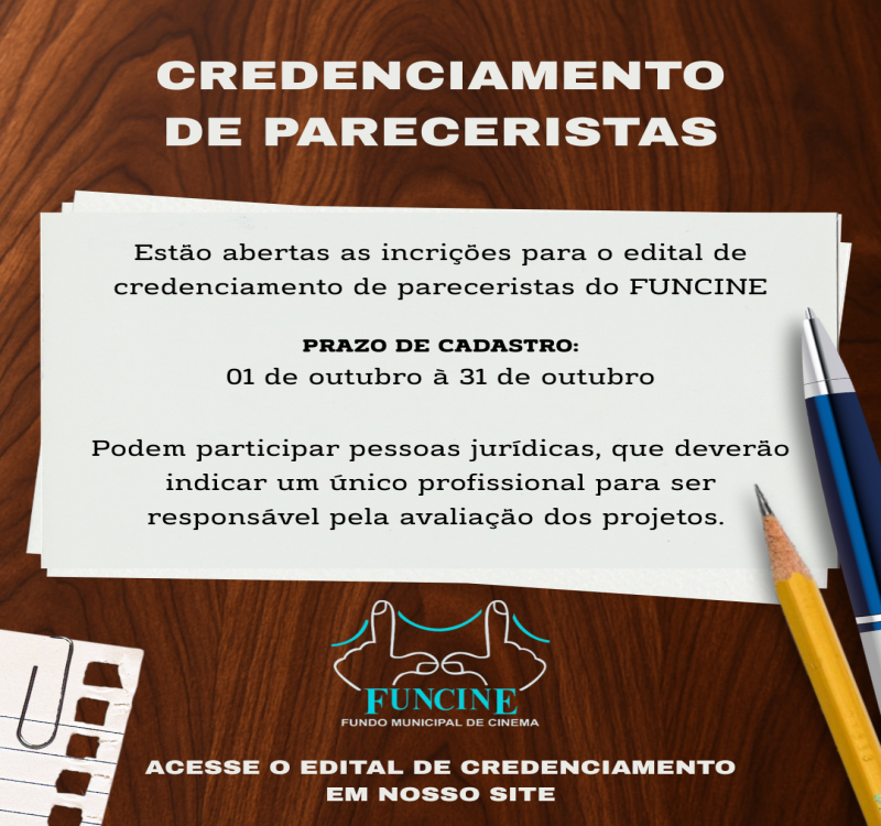 Credenciamento de Pareceristas