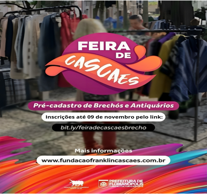 Pré-cadastro de brechós e Antiquários para a Feira de Cascaes