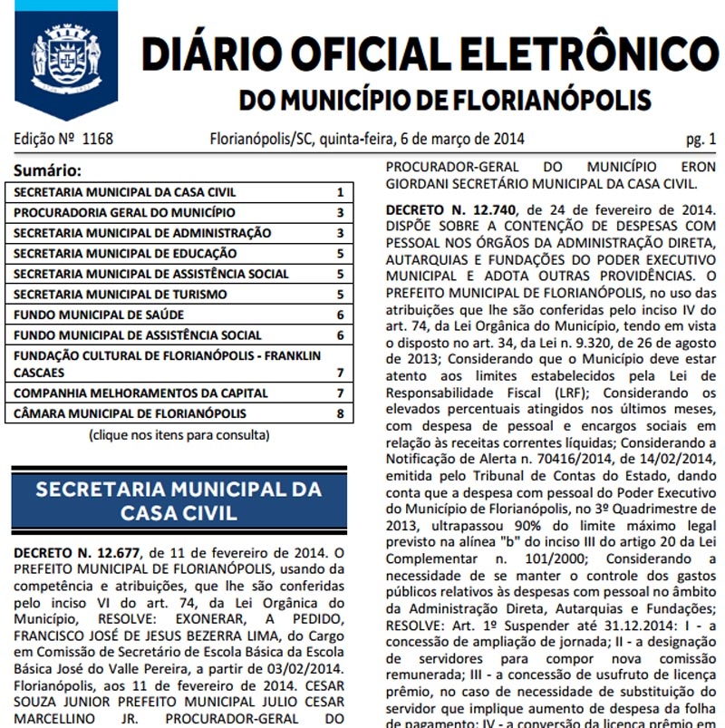 LRF obriga Prefeitura a restringir gastos