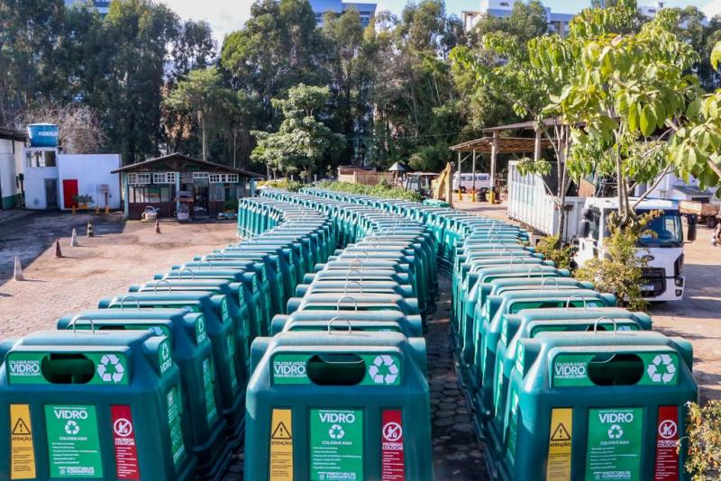 Prefeitura amplia coleta de vidros com recebimento de 100 novos PEVs