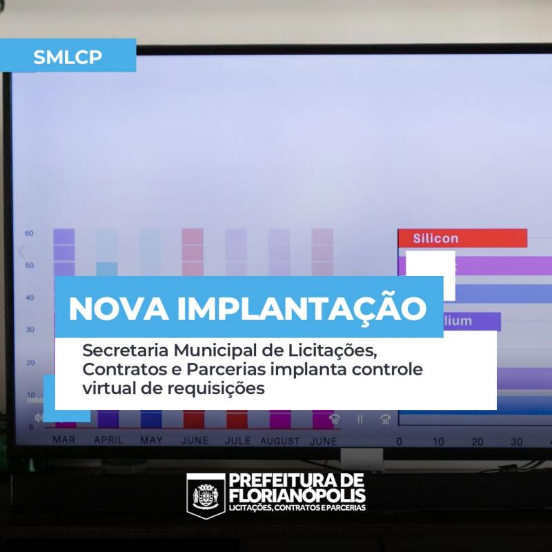 Secretaria de Licitações implanta controle virtual de requisições