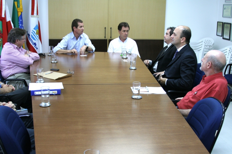 Visita ao vice-prefeito de Florianópolis