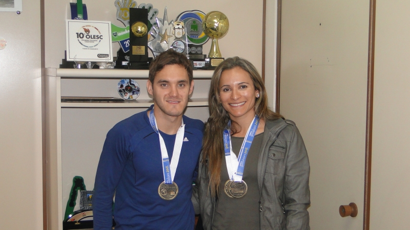 O casal Campeão conquista mais um título.