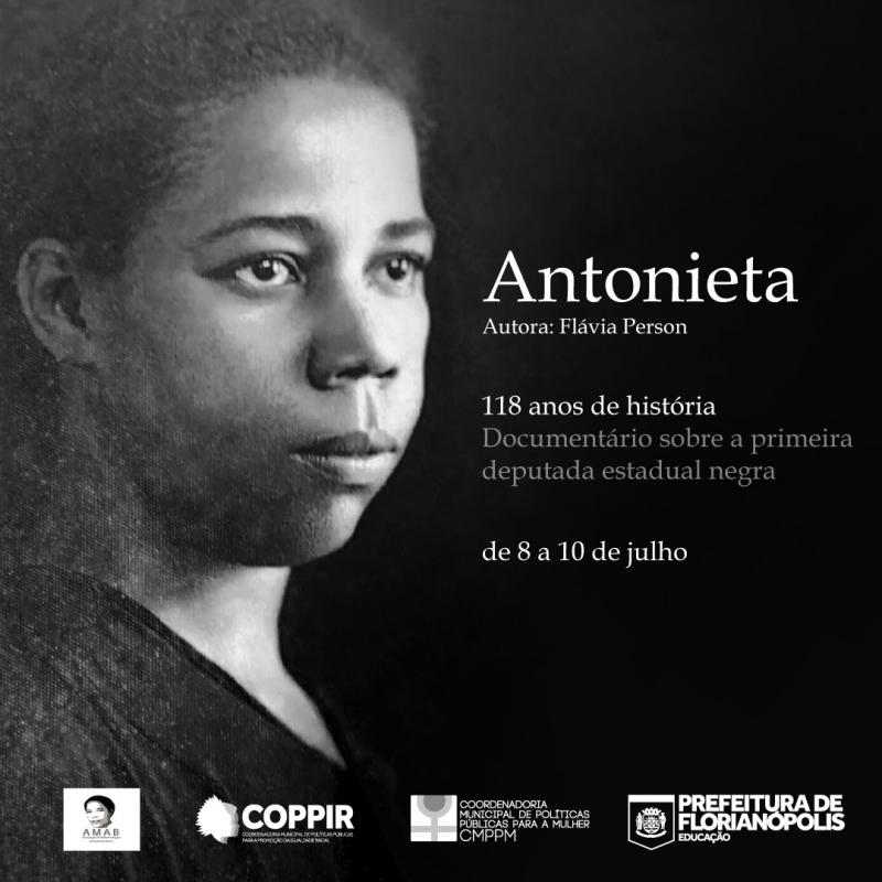 Documentário gratuito sobre a vida de Antonieta de Barros será exibido na Capital