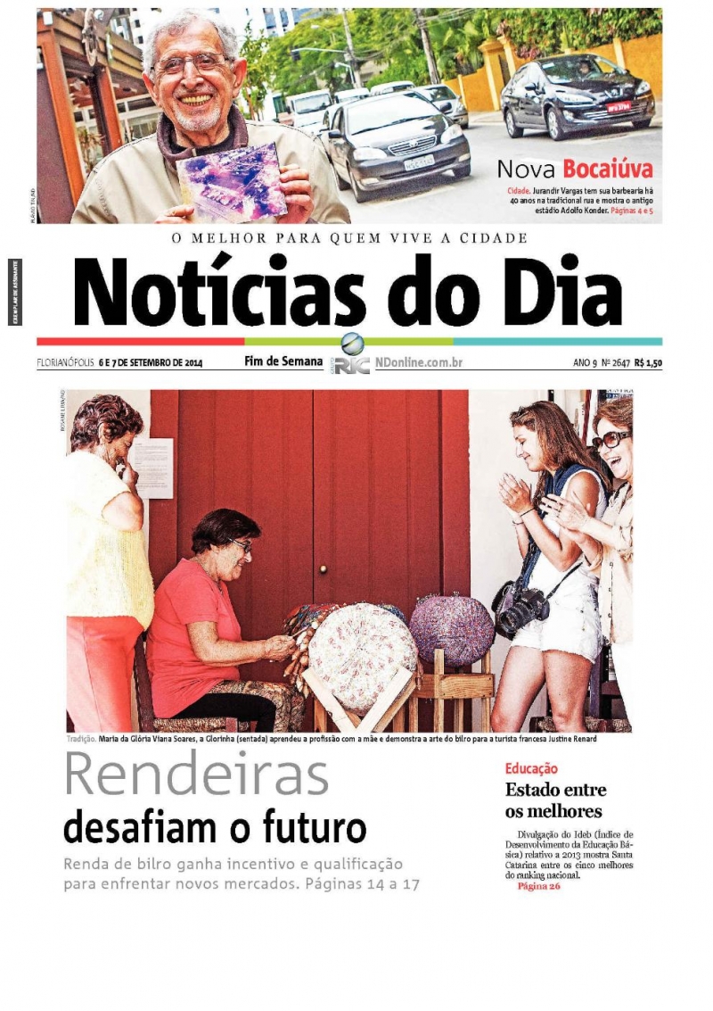 Reportagem destaca renda de bilro na Capital