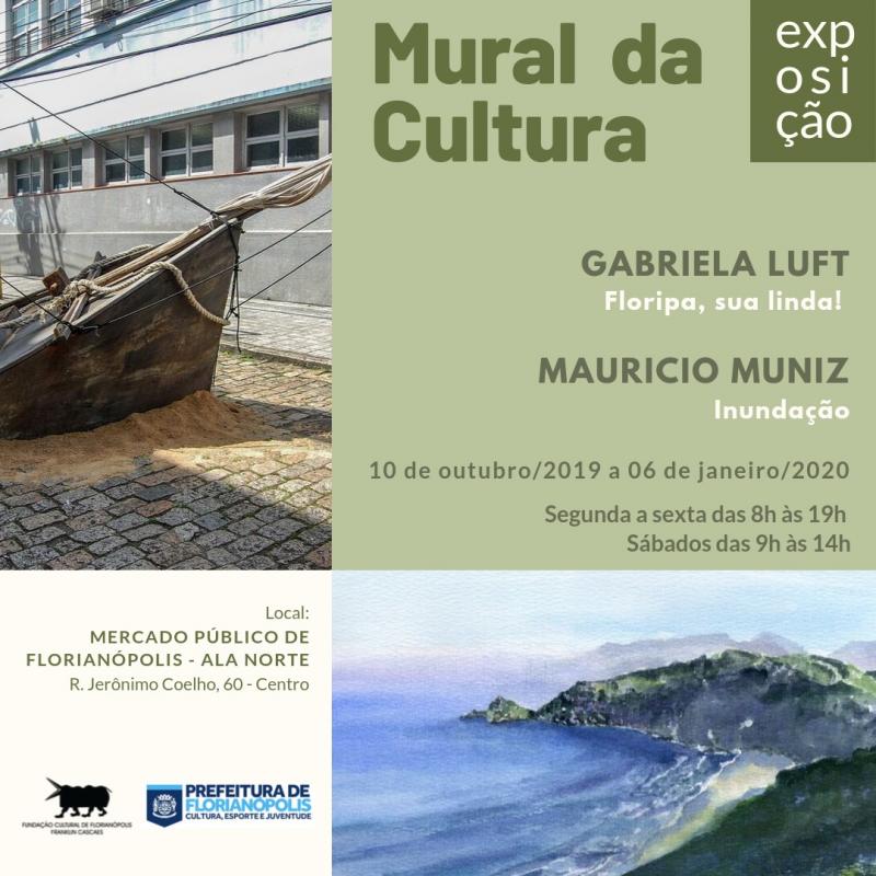 “Floripa, sua linda”e “Inundação”, são os temas da exposição que inicia nesta quinta-feira (10)   