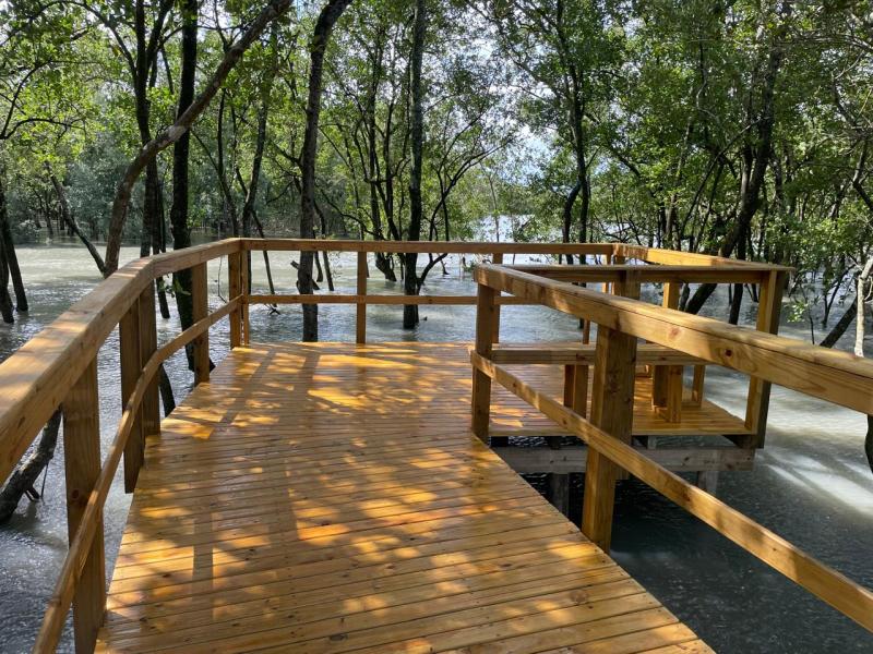 Prefeitura entrega a nova passarela ambiental do Itacorubi