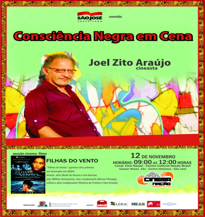 Cineasta Joel Zito Araújo em Santa Catarina