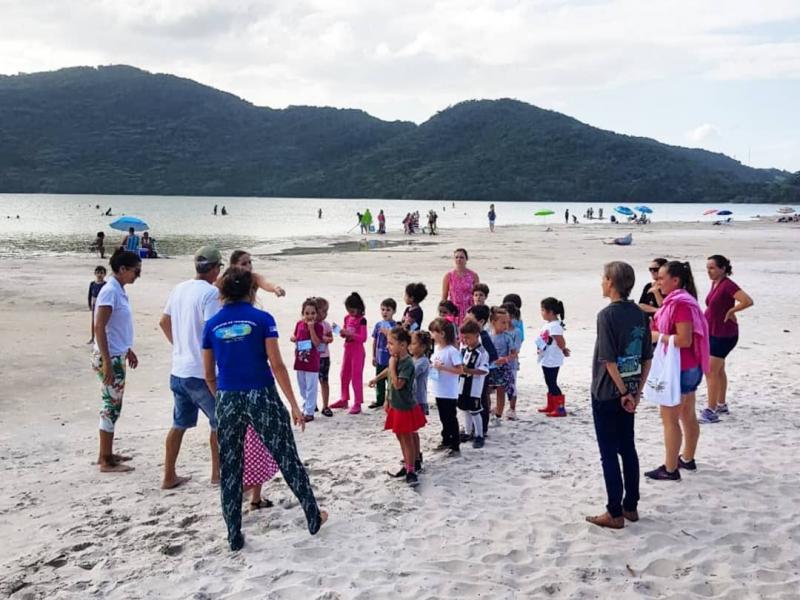Atividades do Programa Bandeira Azul encerram programação de verão da Lagoa do Peri