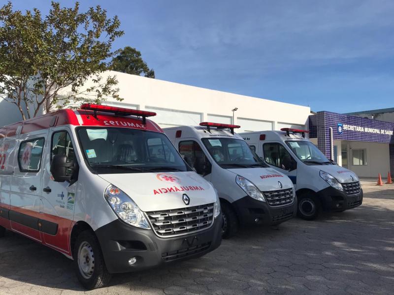 Novas ambulâncias são adquiridas para a saúde municipal