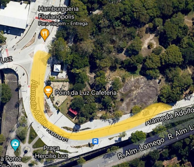Prefeitura vai realizar obras na Alameda Adolfo Konder no final de semana