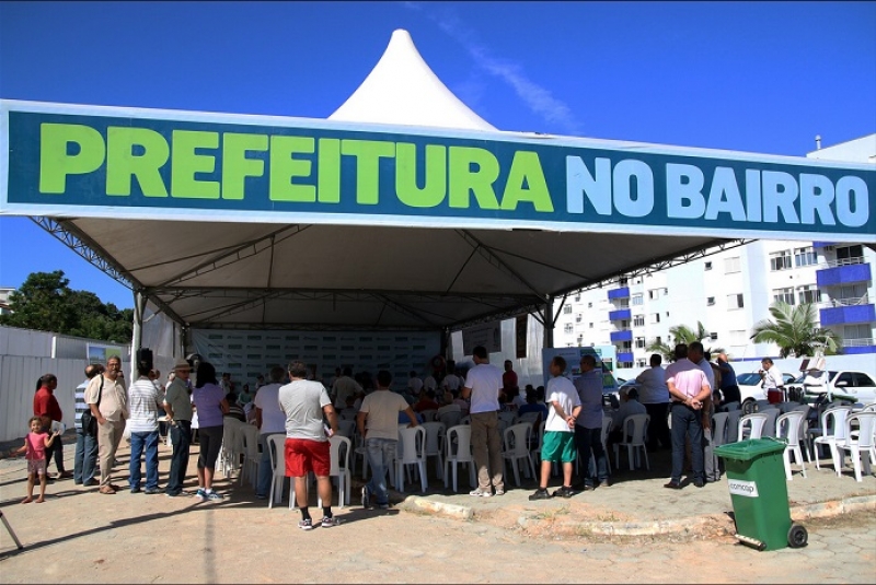 Prefeitura no Bairro volta na semana que vem