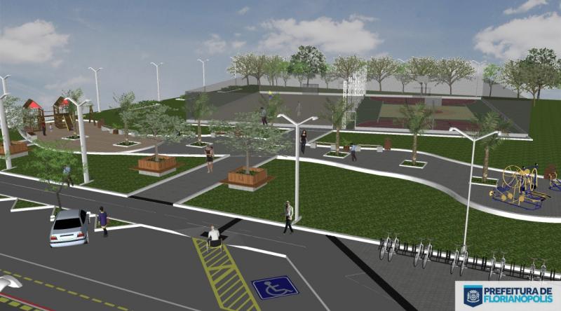Construção da Praça da Tapera começa