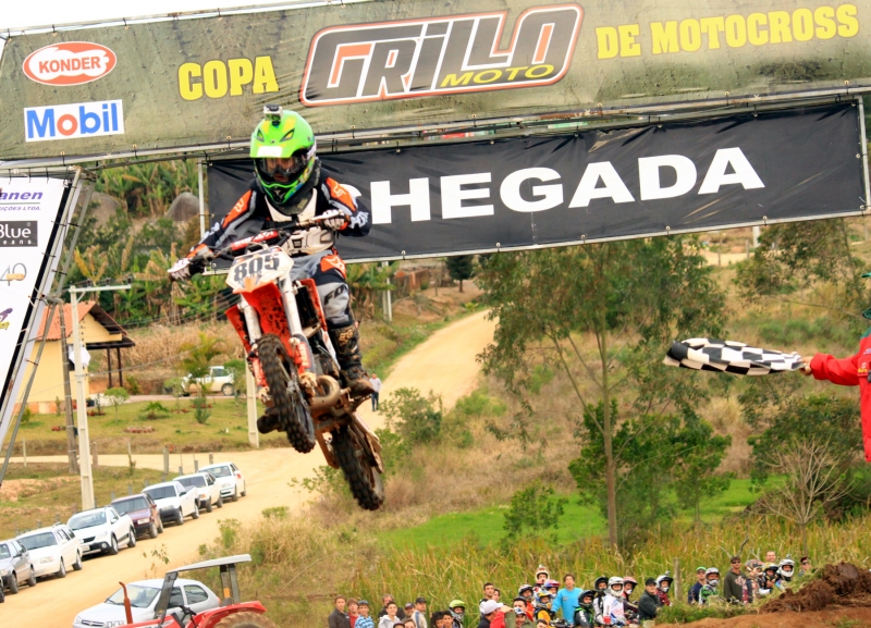 Bernardo Zappelini é 3º colocado na Copa Grillo de motocross   