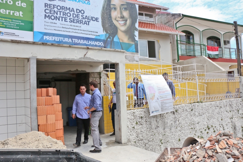 Obras no CS do Monte Serrat estão perto do fim