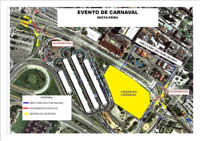 Avenida Paulo Fontes será fechada na noite desta Sexta-feira