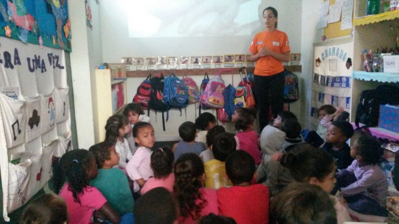 Defesa Civil leva projeto preventivo a creche