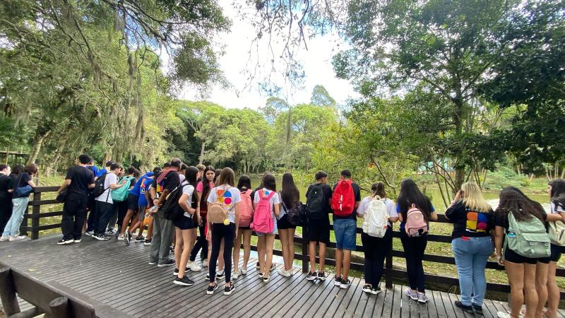 Projeto Caminho da Educação Ambiental em Áreas Naturais Protegidas promove atividades com escolas no Parque Ecológico do Córrego Grande