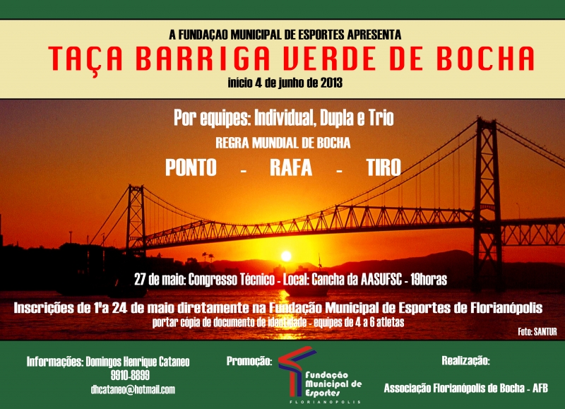 Taça Barriga Verde de bocha e bolão 