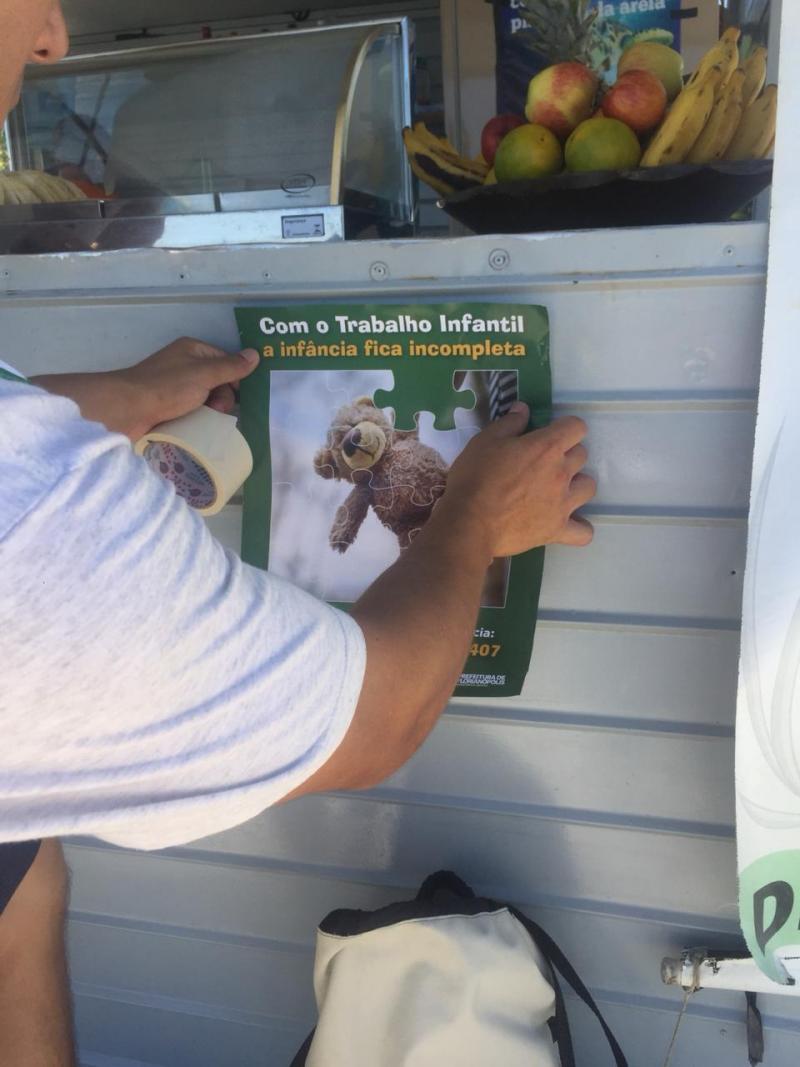 Prefeitura de Florianópolis promove ação de conscientização contra o trabalho infantil nesta terça-feira, 11