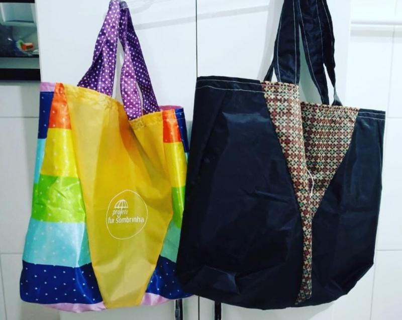 Ecobags produzidas por acolhidos na Passarela da Cidadania serão comercializadas na Feira de Cascaes