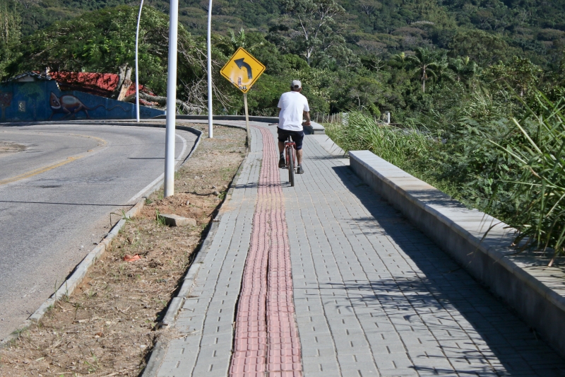 Ciclovia: obras da Osni Ortiga em fase final