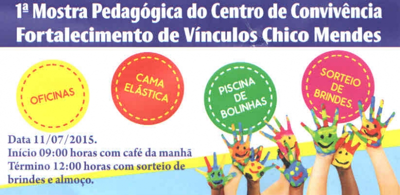 Evento reúne crianças no Monte Cristo neste sábado  