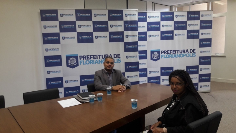 Reunião com a representante do Quilombo Vidal Martins
