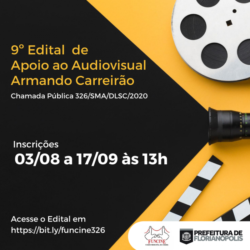 Inscrições abertas para o 9º Edital Armando Carreirão