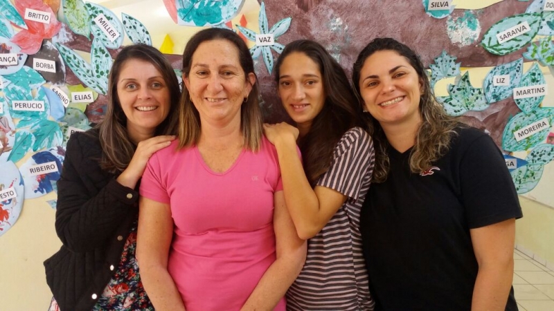 Coincidências: Professora tem como colegas de profissão ex-alunas