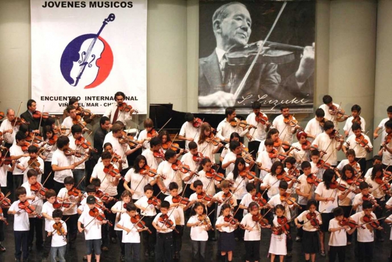 Orquestra Escola de Florianópolis faz apresentação musical no Chile