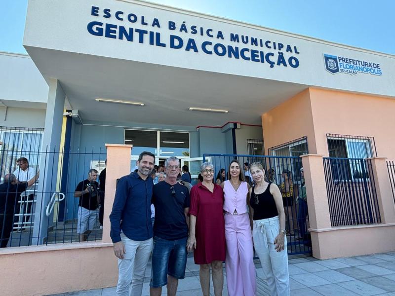 EBM Gentil da Conceição é inaugurada e homenageia educador