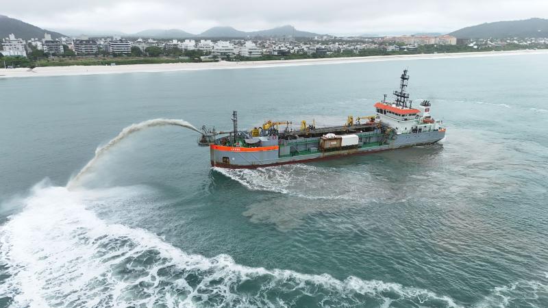 Engordamento de Jurerê é o maior já realizado em Florianópolis, e no menor tempo  