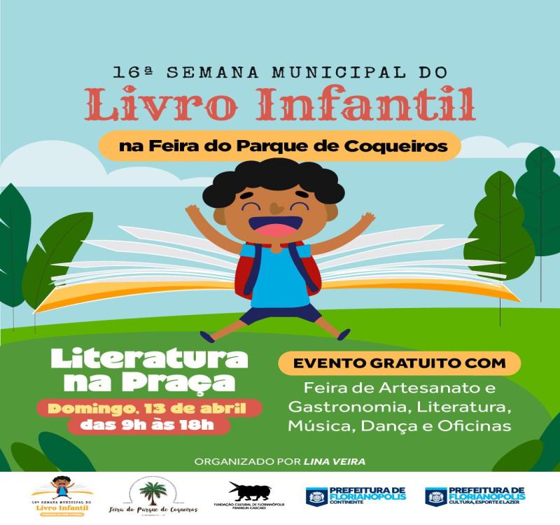 Começa nesta sexta-feira a Semana Municipal do Livro Infantil de Florianópolis