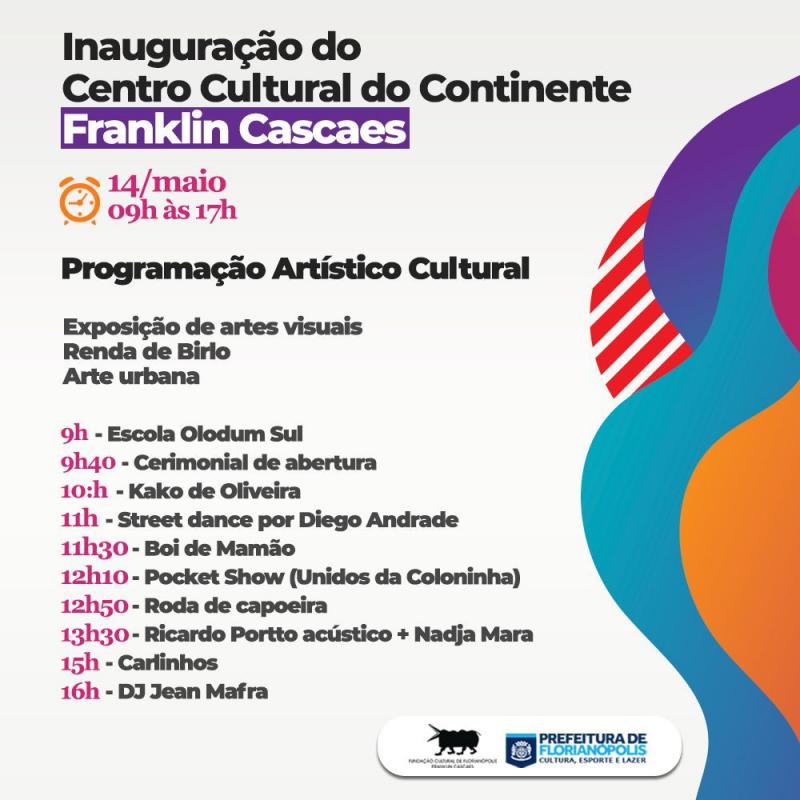 Centro Cultural do Continente Franklin Cascaes será inaugurado neste sábado, dia 14