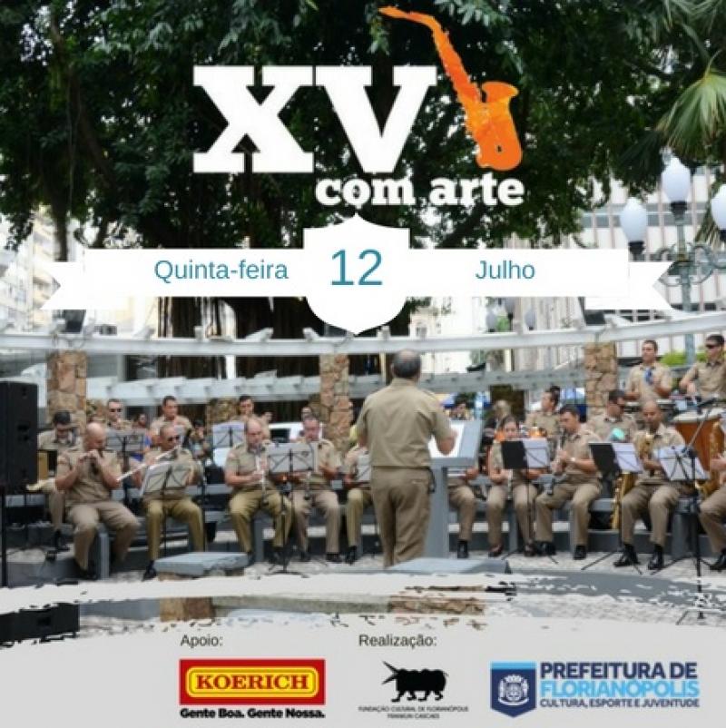 XV com Arte recebe Banda da Polícia Militar