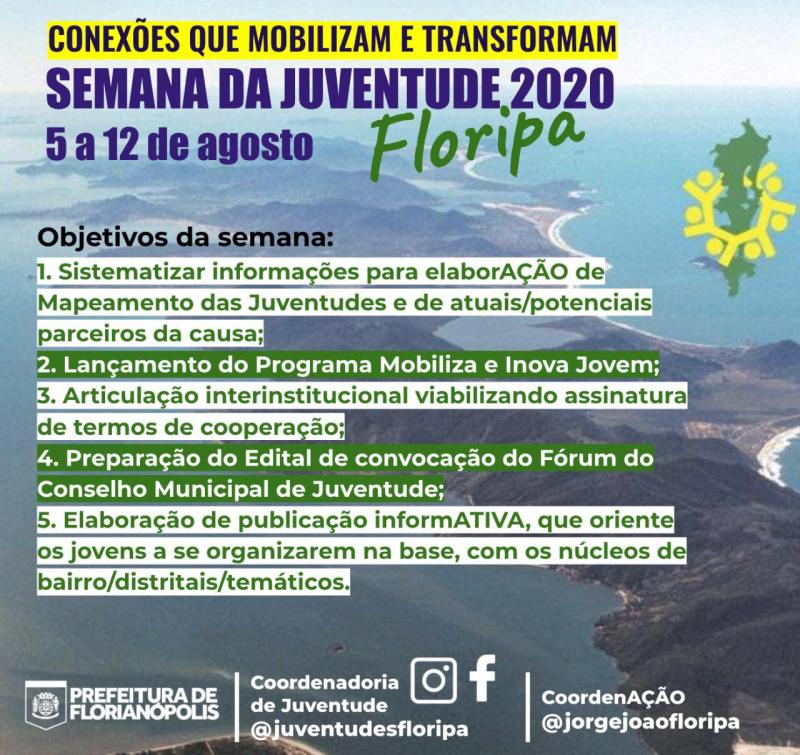 Semana da Juventude 2020 tem proposta de mobilização digital