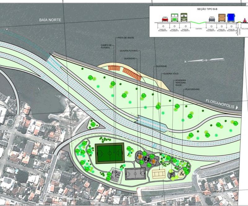 Florianópolis e de São José querem ampliar a Beira-Mar Continental 