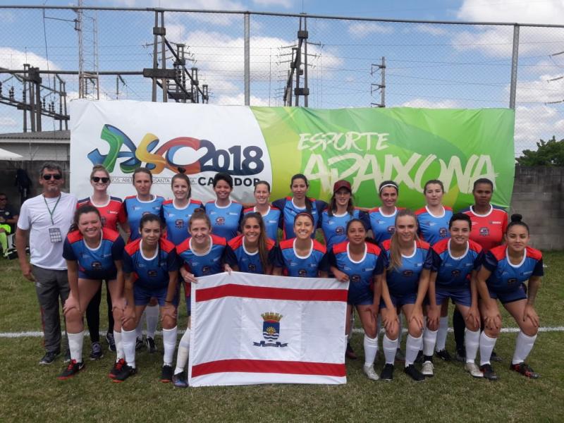Futebol feminino de Florianópolis estreia com vitória nos Jogos Abertos de Santa Catarina 2018